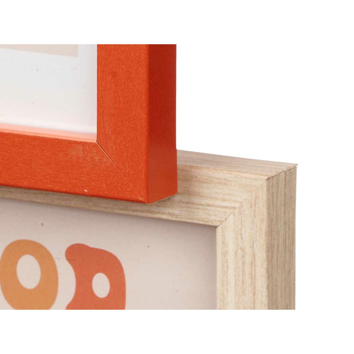 Fotoram Gift Decor Multicolour Metall Trä MDF (6 antal)